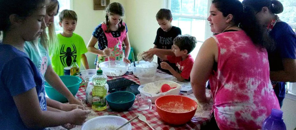 Cooking up something healthy during Natuarl Cooking Camp